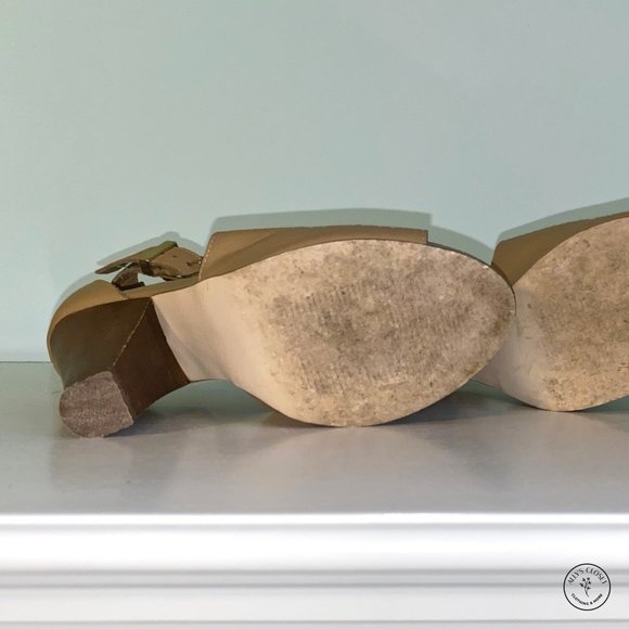 Steve Madden Nude Peep Toe Heeled Sandals - Picture 7 of 7